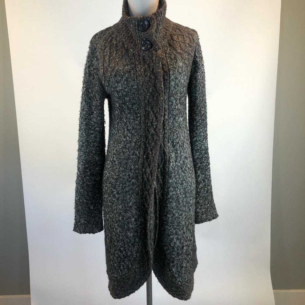 PrAna Button Front Duster Cardigan Sweater SZ XS